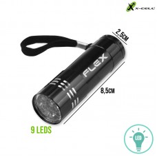 Mini Lanterna LED FX-LT-12 X-Cell - Preta